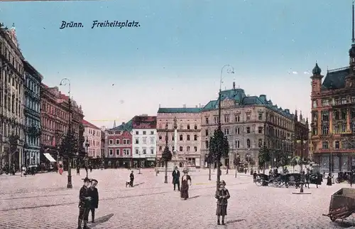 post card Brünn, Freiheitsplatz