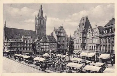 Ansichtskarte Trier, Hauptmarkt