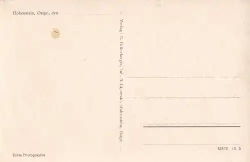 Carte de vue Monument à Tannenberg