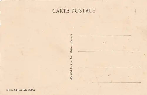 post card Le Haut Jura - Lac D' Illay