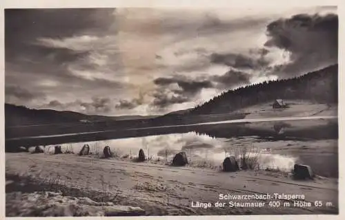 Ansichtskarte Schwarzwald Talsperre - Staumauer