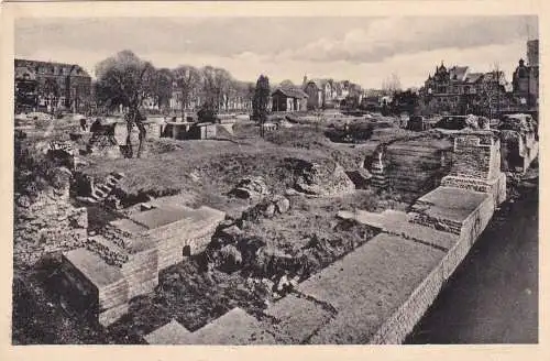 Carte de vue Trèves: bains romains