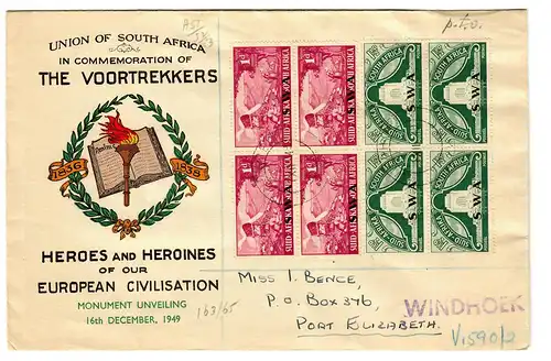 Windhoek: Union ou Afrique du Sud, Heroes of European Civilisation 1949