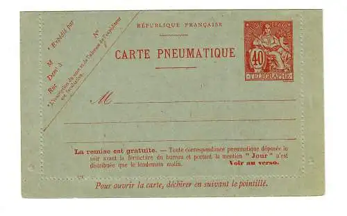 cover Carte Pneumatique, unused