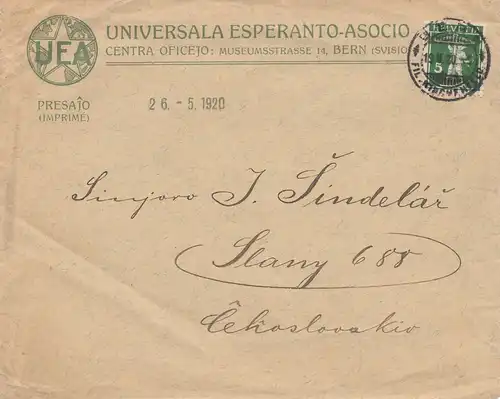 Esperanto -Asocio Bern 1920