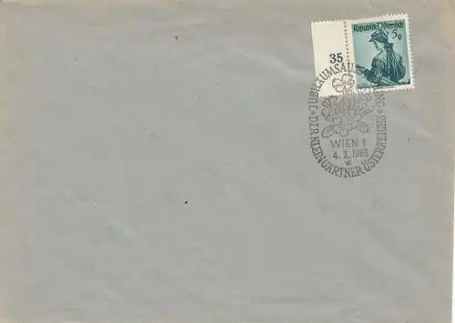 Sonderstempel: Der Kleingärtner, Jubiläumsausstellung 1953, Wien/Österreich