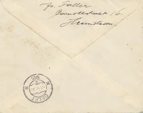 Inscrivez-vous Heemstede 1925, Interant. Bloemententconste... vers Delft, Hollande