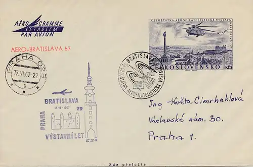 Hélicter d'hélicoptère Bratislava 1967