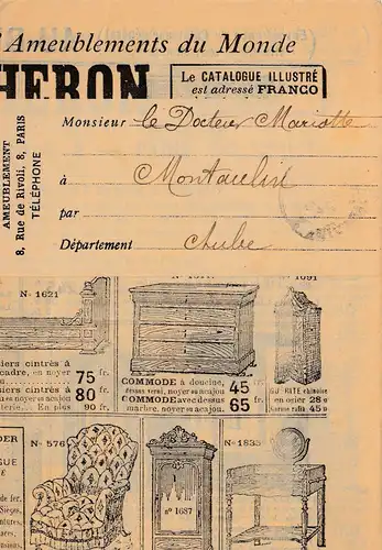 Journal des meubles Streifband - Au Bucheron-Paris - Dépliant complet