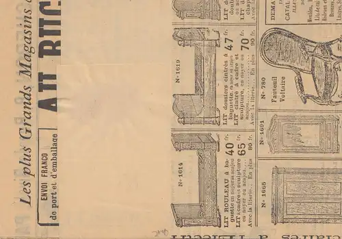 Möbelzeitung Streifband - Au Bucheron-Paris -Kompletter Möbelprospekt