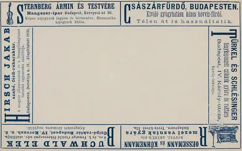 Toute la Hongrie - Au dos Werbund Violine, Lore (Montagne), ...