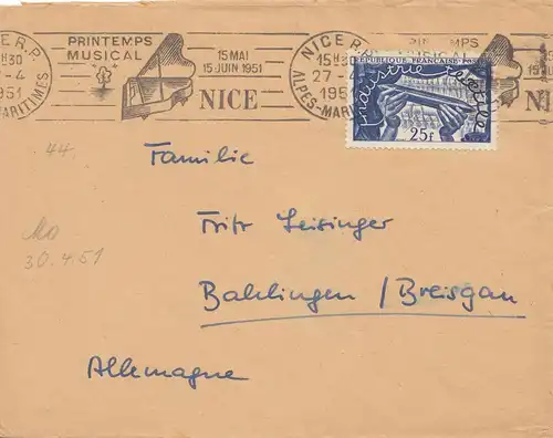 Printimps Musical Nice 1951 nach Balingen