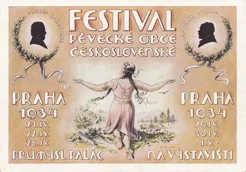 Festival Praha 1934 Checheslovaquie