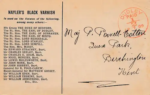 Dudley: Black Varnish - Iron and Woodwork