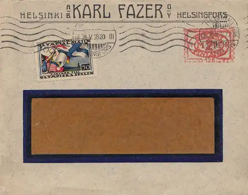 Finnland: Helsinki: Olympiade 1928