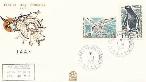 France 1976: 3x T.A. A.F Alfred Faure Crocet