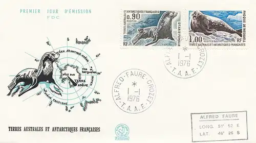 France 1976: 3x T.A. A.F Alfred Faure Crocet