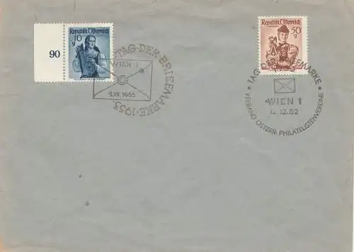 Österreich: Tag der Briefmarke 1953-Wien