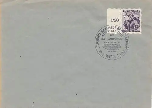 Autriche 1952: Jeunesse collectionne les timbres Vienne