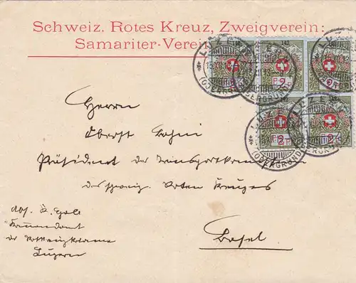 Suisse: Samaritain Verein Lucerne 1913