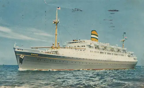 Nederland: Postcard Ocean Post 1953 to Utrecht