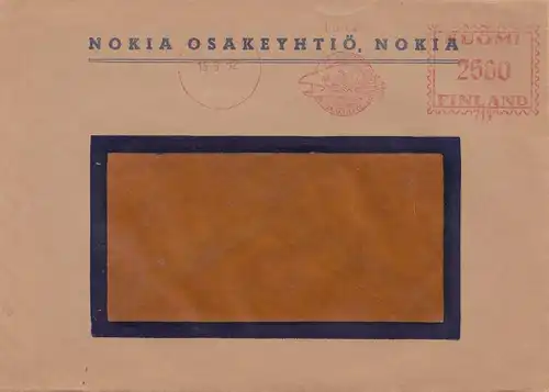 1952: Nokia Freistempel Finland: Fisch