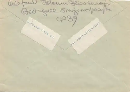 1959: 10 Jahre Postamt Christkindl - Österreich