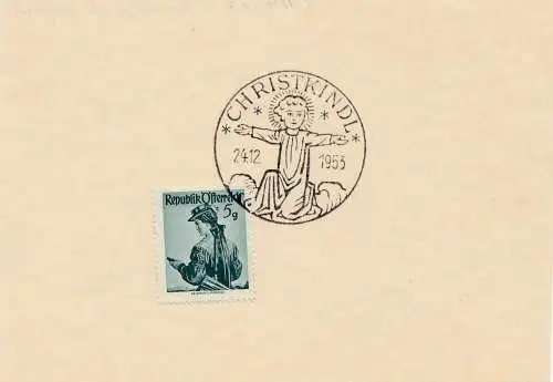 1953: Christkindl - Autriche carte