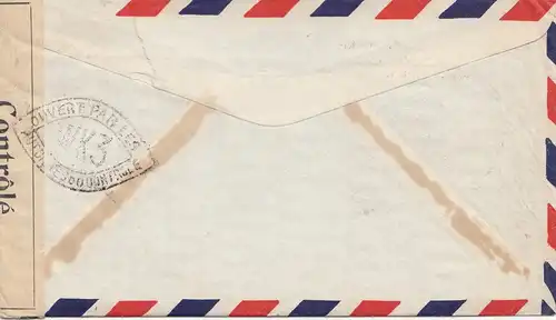 Censuration: Etats-Unis Lettre pour la France - Retour