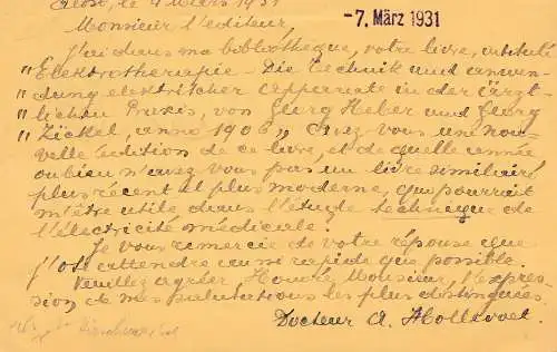 Belgique: 1931: affaire entière Alost à Berlin