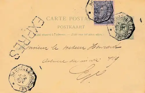 Belgique: 1889: Affaire complète Bruxelles.