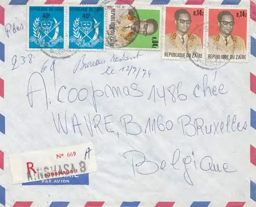 Congo belge: Lettre de Kinshasa à la Belgique, singe