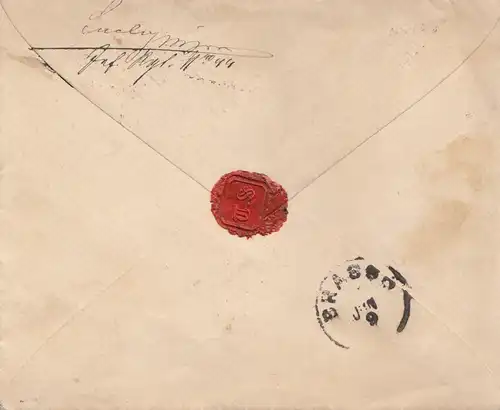 Bosnie: Lettre de Franco à Brasso/Siebenbürgen