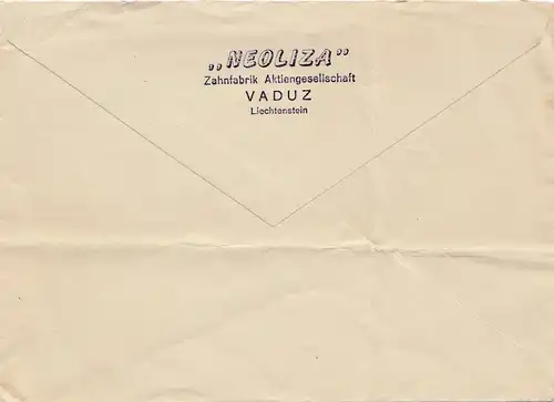 Liechtenstein: 1946: Vaduz Ouverture Bureau de poste