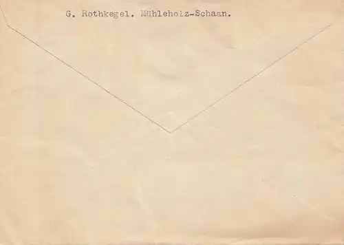 Liechtenstein: 1947: Inscrivez-vous à Schaan pour aller à Vaduz