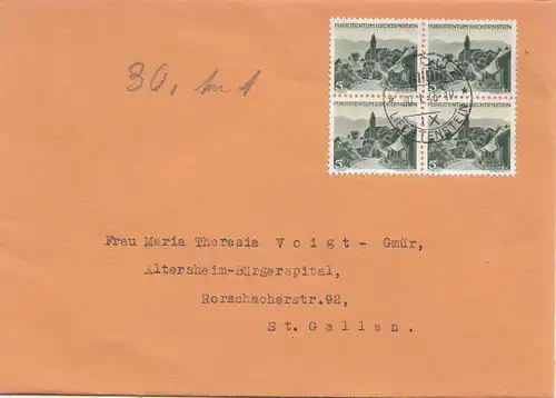 Liechtenstein: 1945: Vaduz vers Saint-Gall