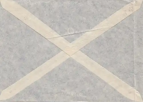 Liechtenstein: 1938: Brief von Vaduz - Luftpost