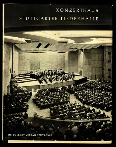 Livre: Konzerthaus Stuttgarter Liederhalle, 1956, environ 100 pages