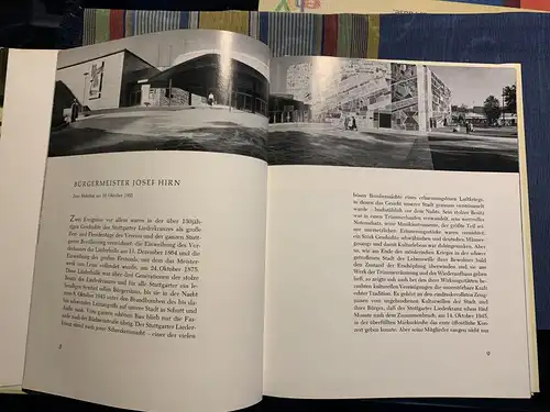 Livre: Konzerthaus Stuttgarter Liederhalle, 1956, environ 100 pages