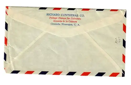 air mail Granada to Hollywood, Cal about 1940