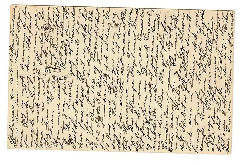 Ganzsache nach Dänemark 1905