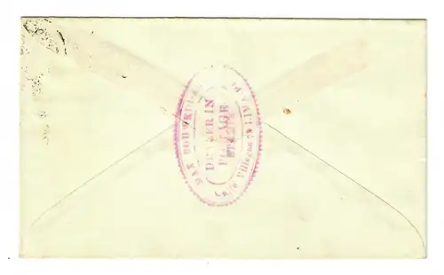 Tout l'histoire de Lima à Chiclayo, petit trou d'aiguille à gauche du chiffre, 1894