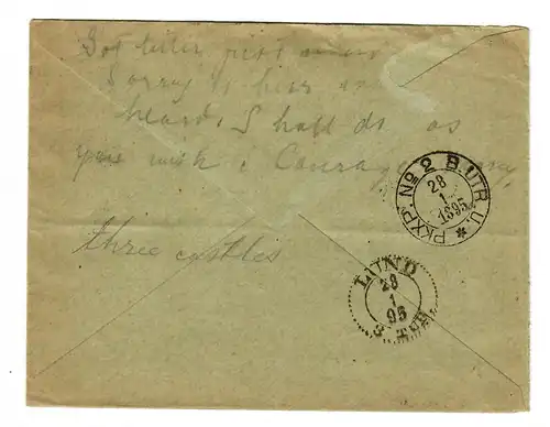 Lettre de Paris 1920 à Lund. - Merci.