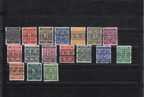 Bizone: Mi Nr. 52-68 I DD, frais, avec BPP Attest