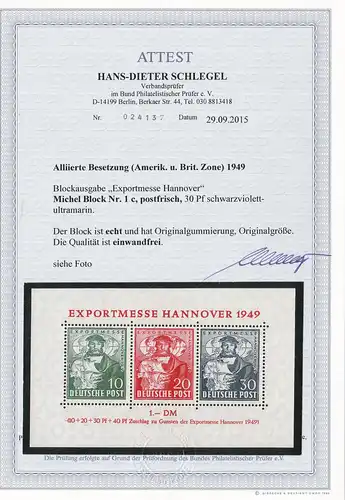 Assortiment allié, BiZone: bloc 1c, ** avec BPP Attest