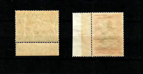 Danzig: MiNr. 209-210, **, postfrisch mit Platten-Nummer