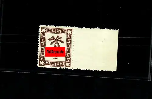 Poste de champ: Tunis marque MiNr. 5a, frais, **, avec bord latéral, BPP Attest