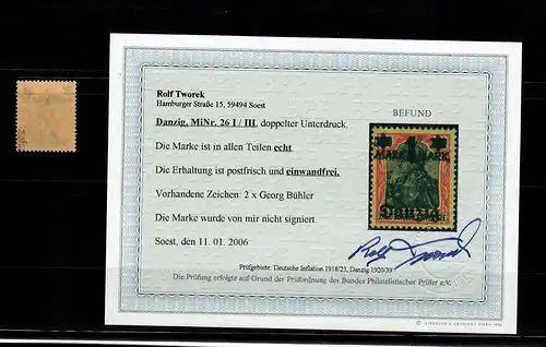 Gdansk: Min° 26 I/III, double dépression, frais **, BPP résultat