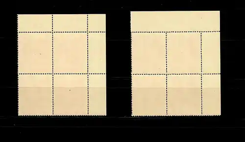MiNr. 909-910, VE1, Viererblock postfrisch, **, die letzte Markenausgabe