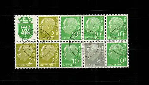 Bund: MiNr. MHB 7, gestempelt Bremen